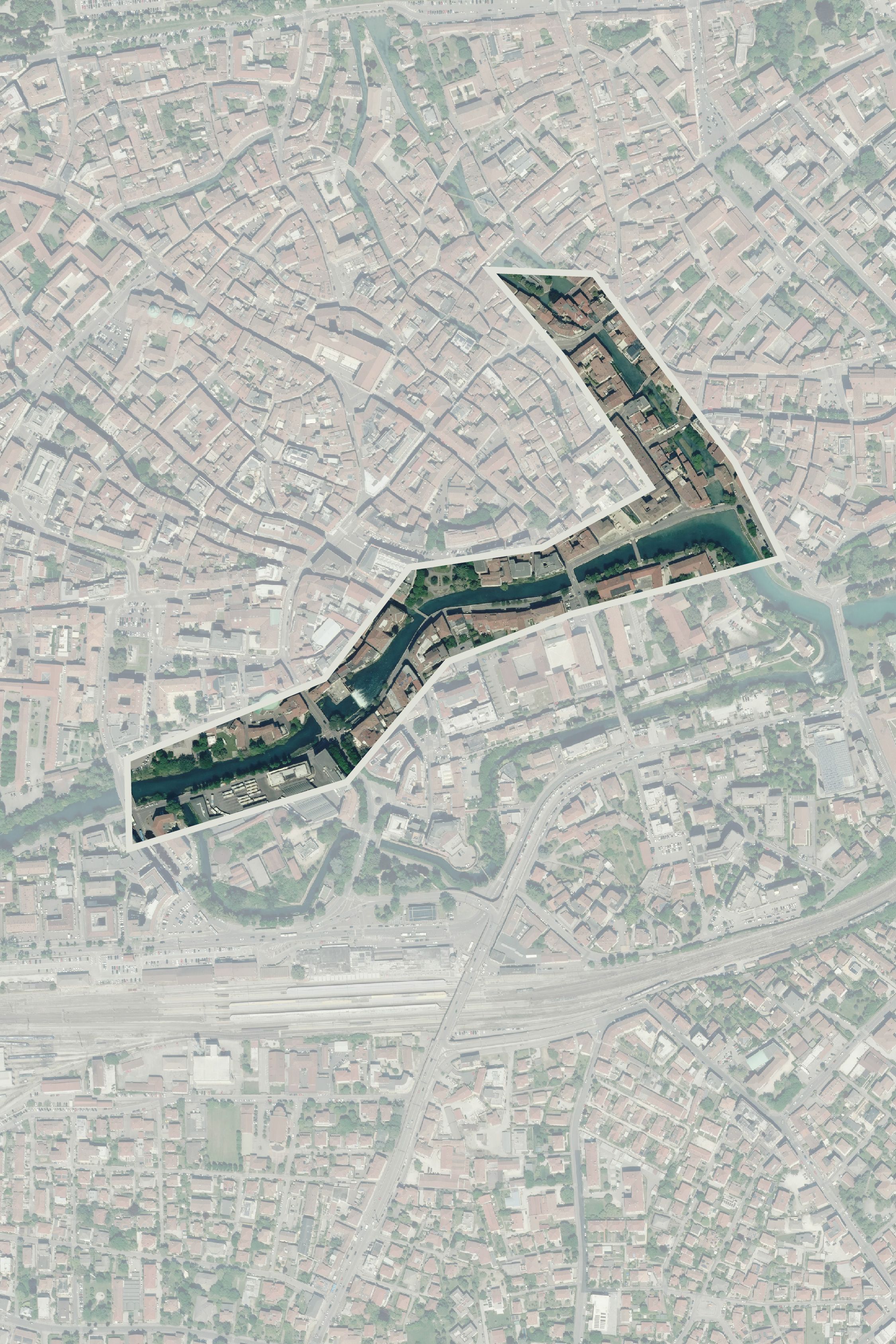 planimetria di una città