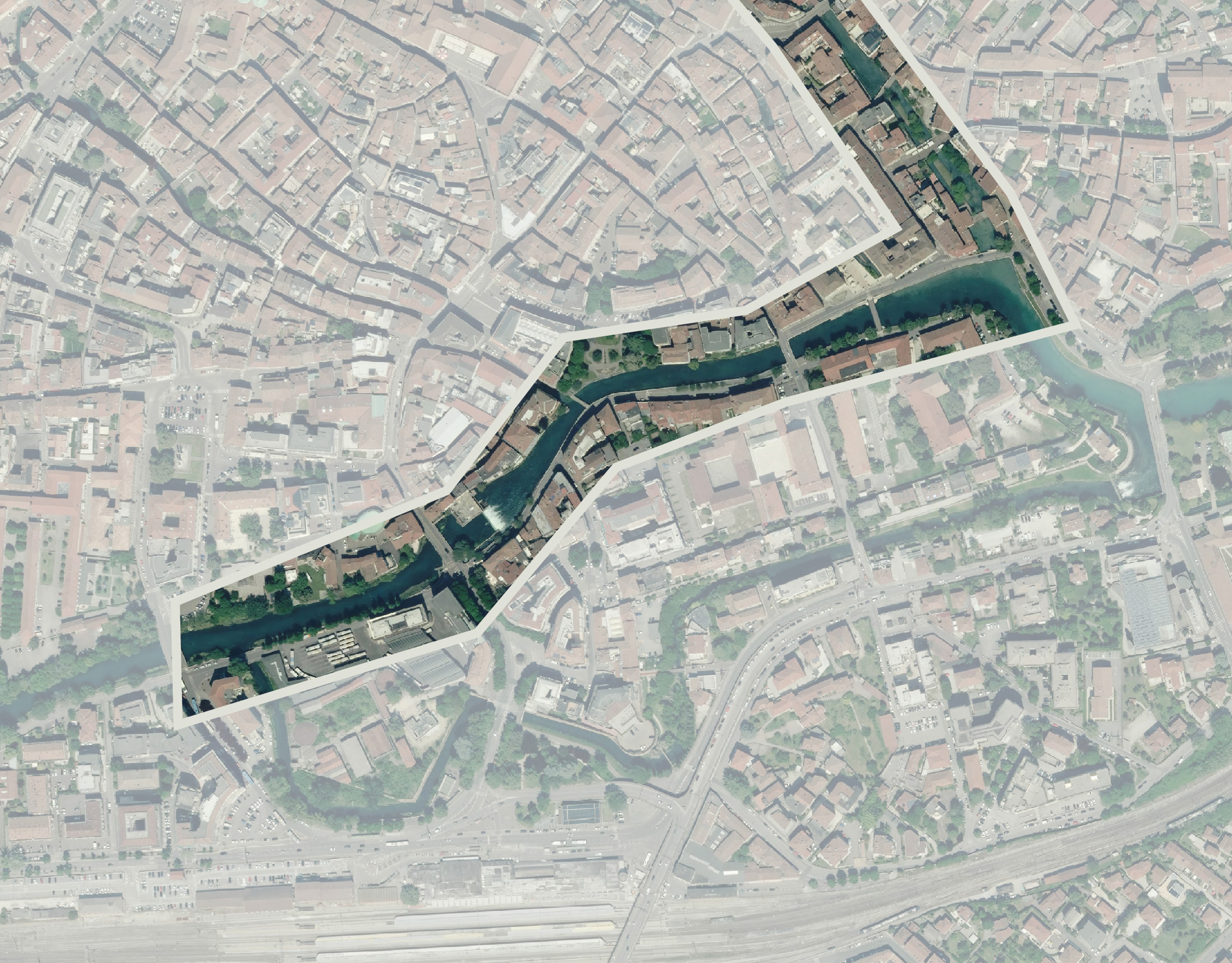planimetria di una città