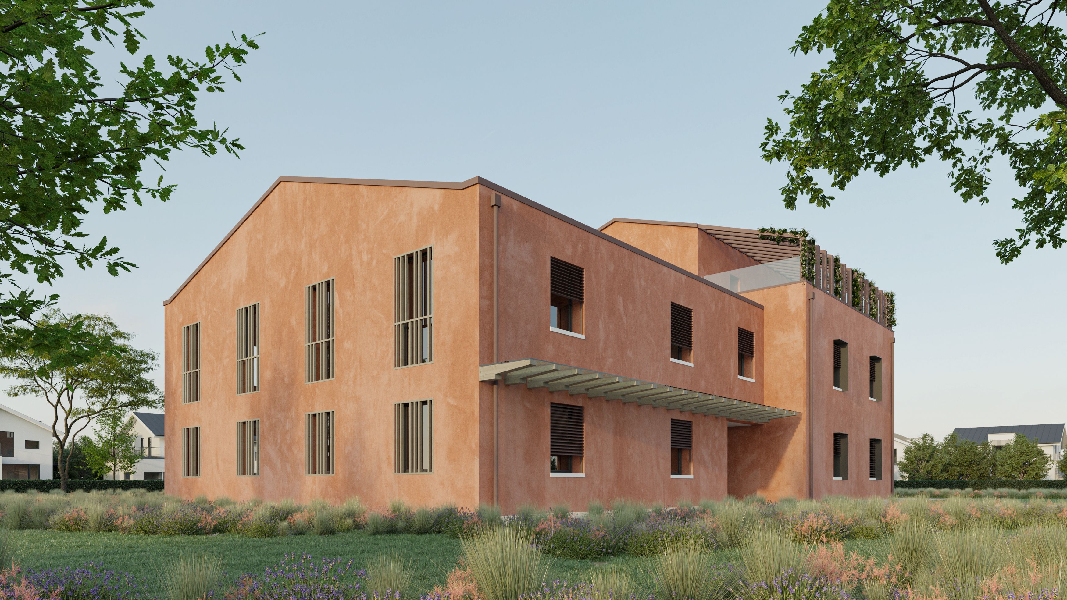 render a colori con nuova casa della comunità