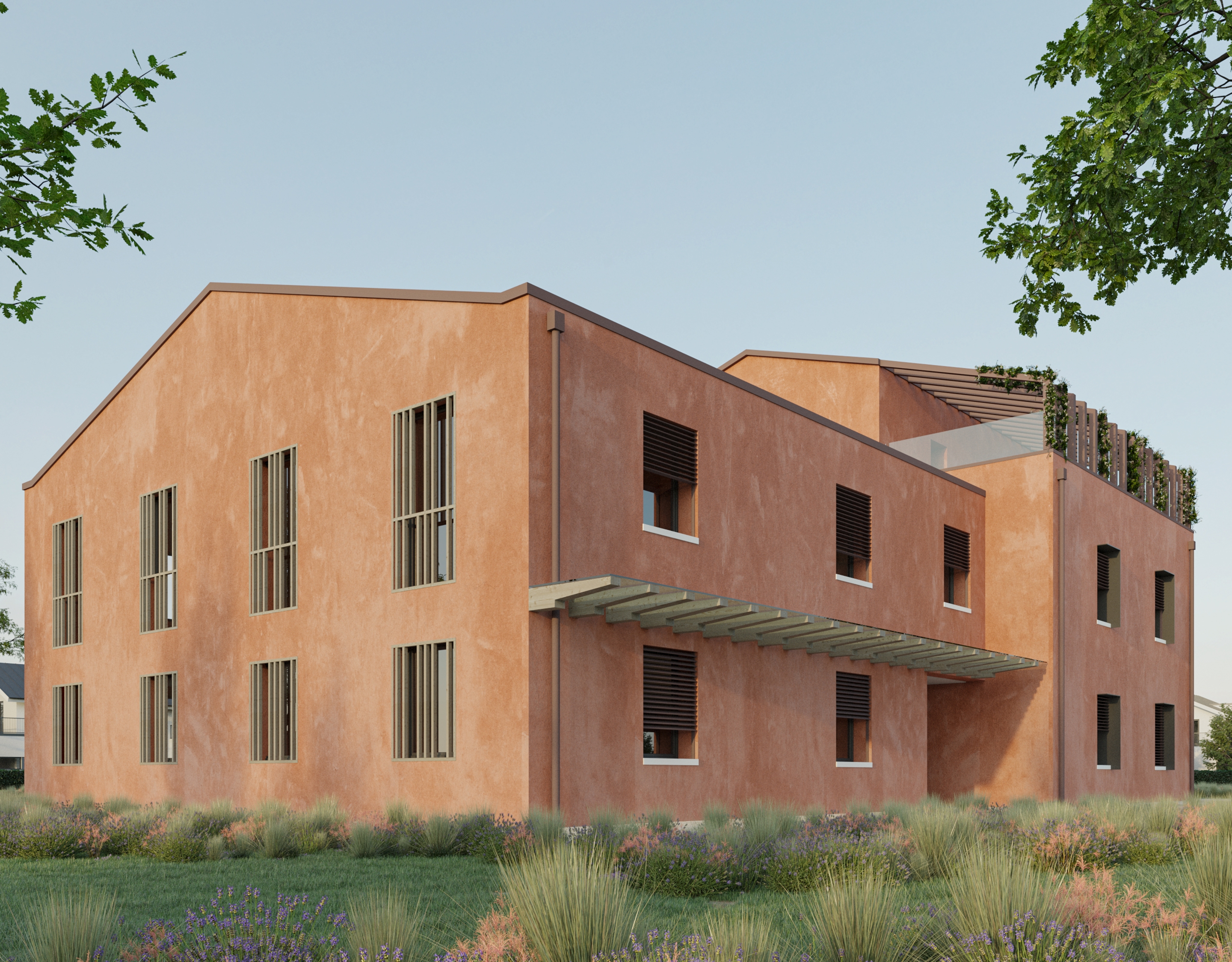 render a colori con nuova casa della comunità