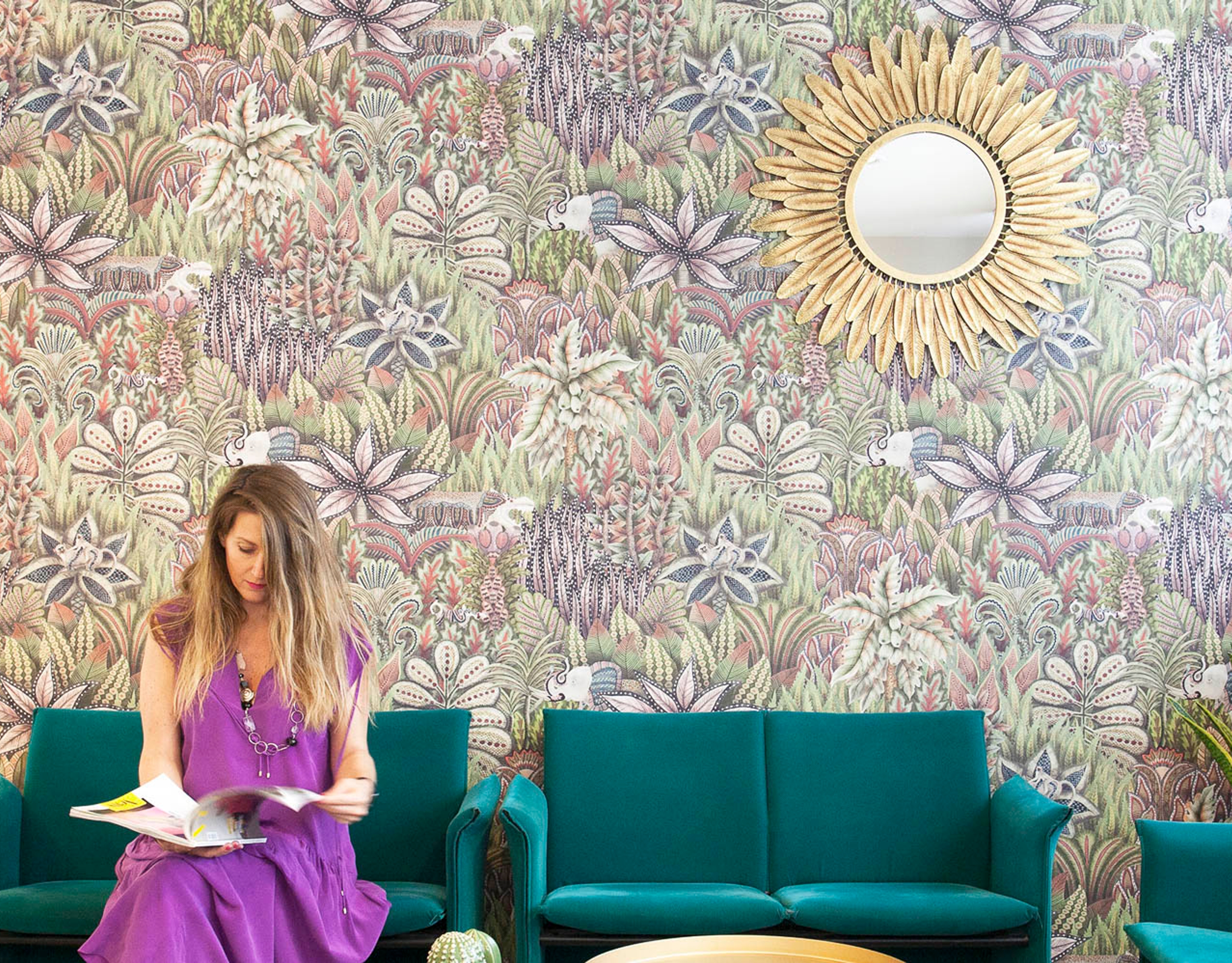 foto a colori sala d'attesa