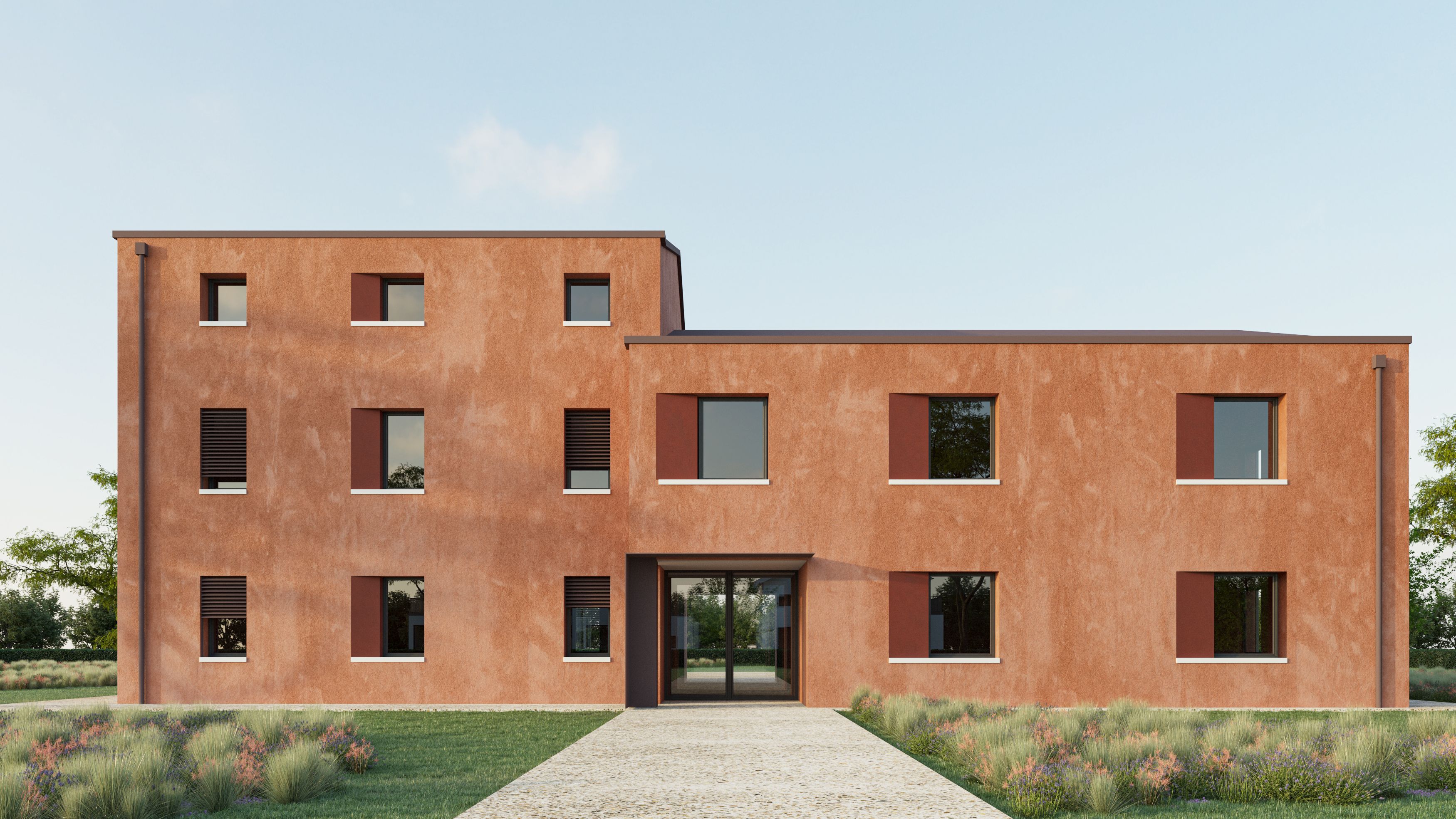 render a colori casa della comunità
