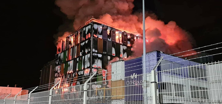 servers burning