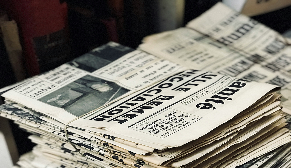 How to preserve newspapers from fading away