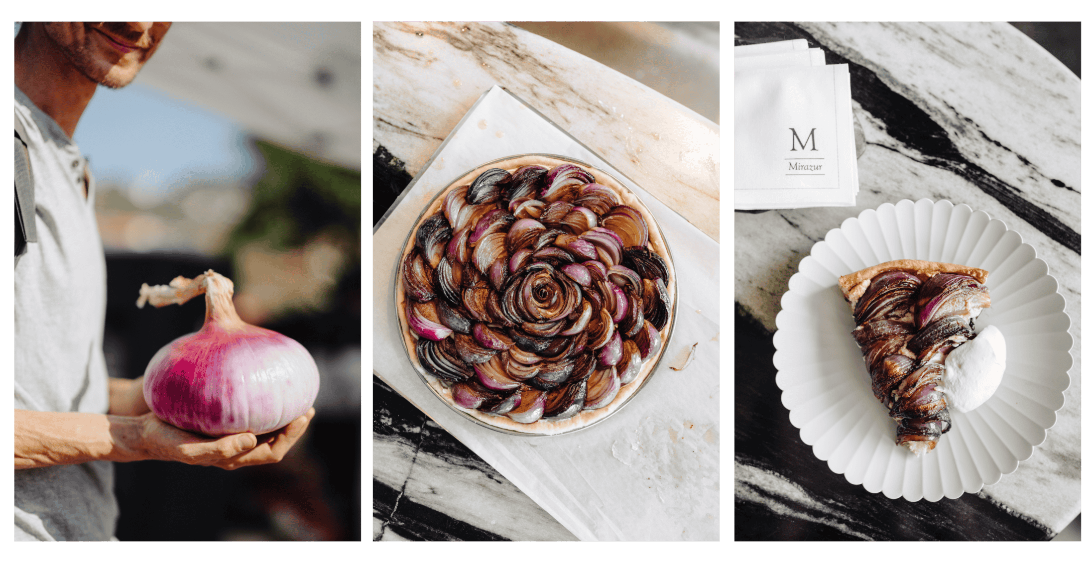 Menton pink onion