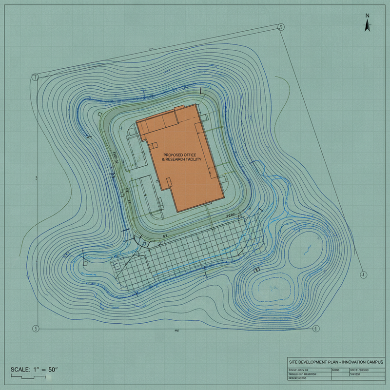 Plans d'intégration site et génie civil