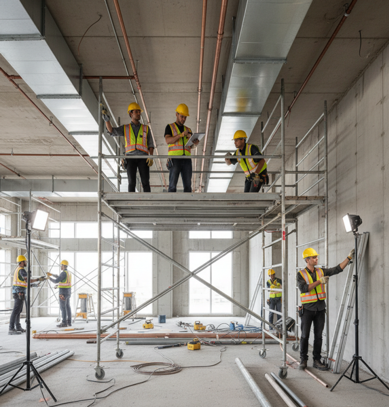 Services de plans d'atelier et d'installation MEP
