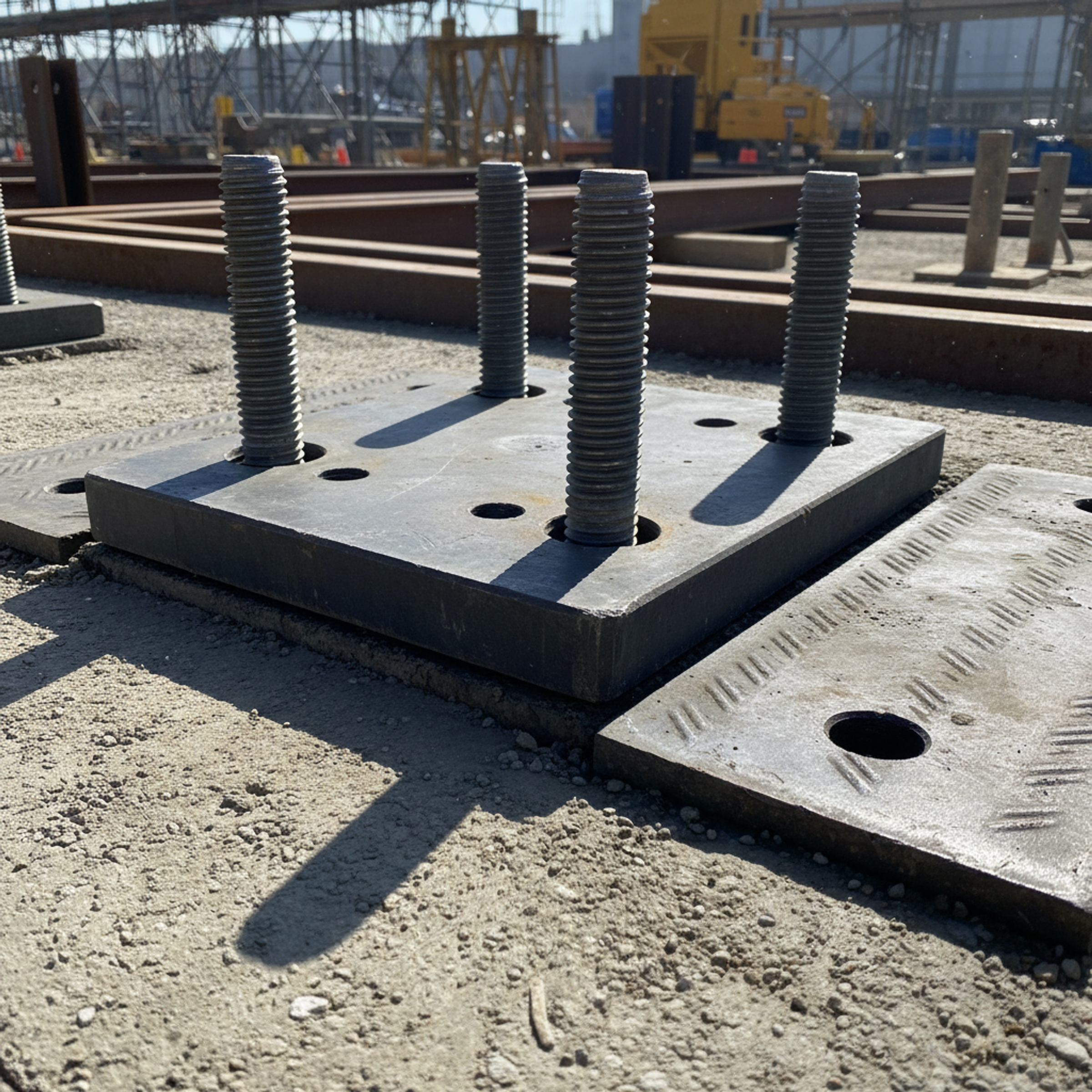 Anchor Bolt and Embed Plate Detailing