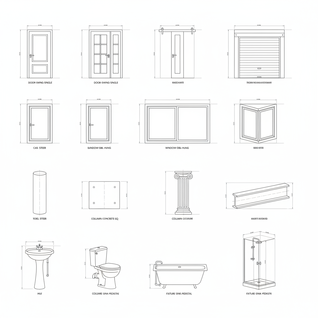 Création de familles Revit et bibliothèque de contenu