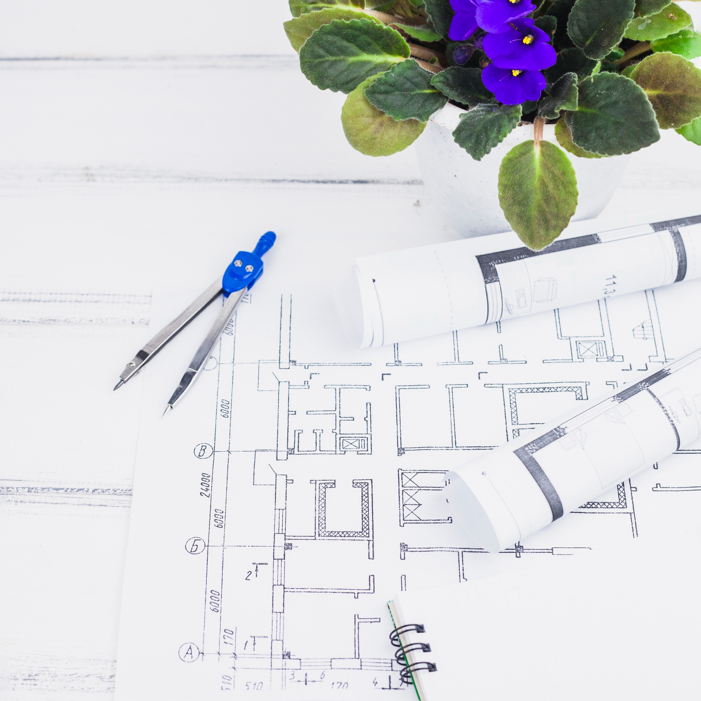 Interior Space Planning Drawings