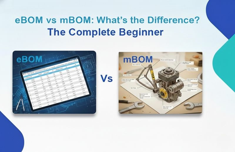 eBOM vs mBOM: What’s the Difference? A Complete Guide for Manufacturing Teams