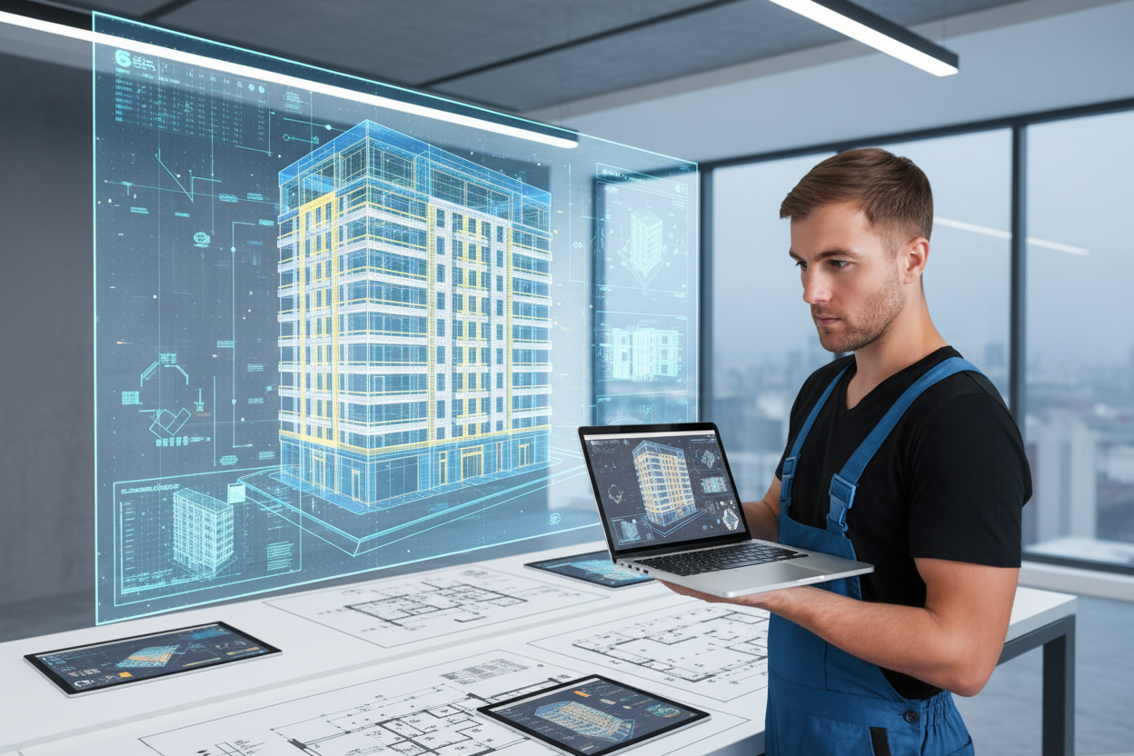 Modélisation BIM et construction numérique