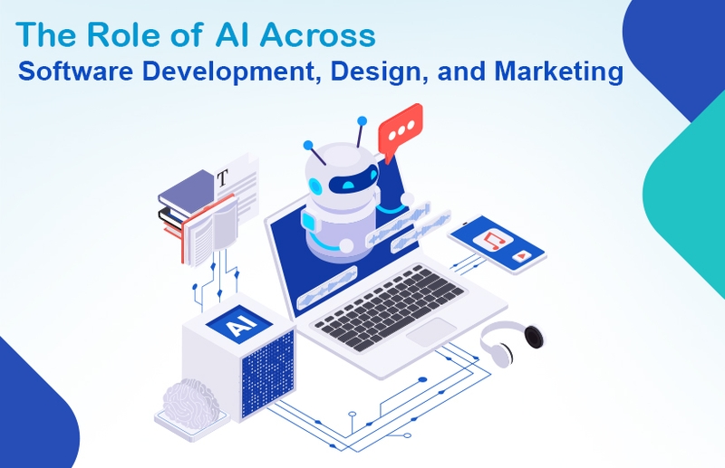 AI's rolle på tværs af softwareudvikling, design og marketing