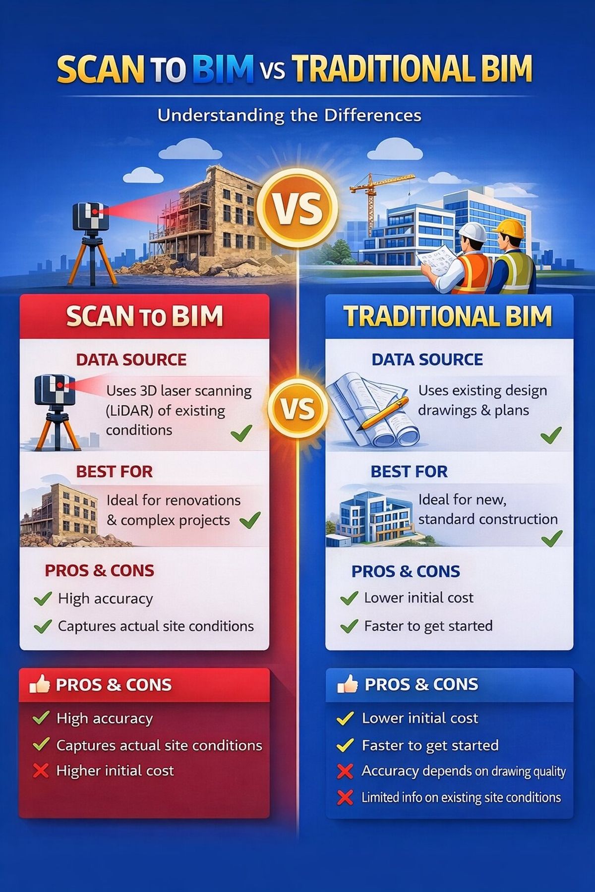 Scan to BIM vs BIM tradizionale