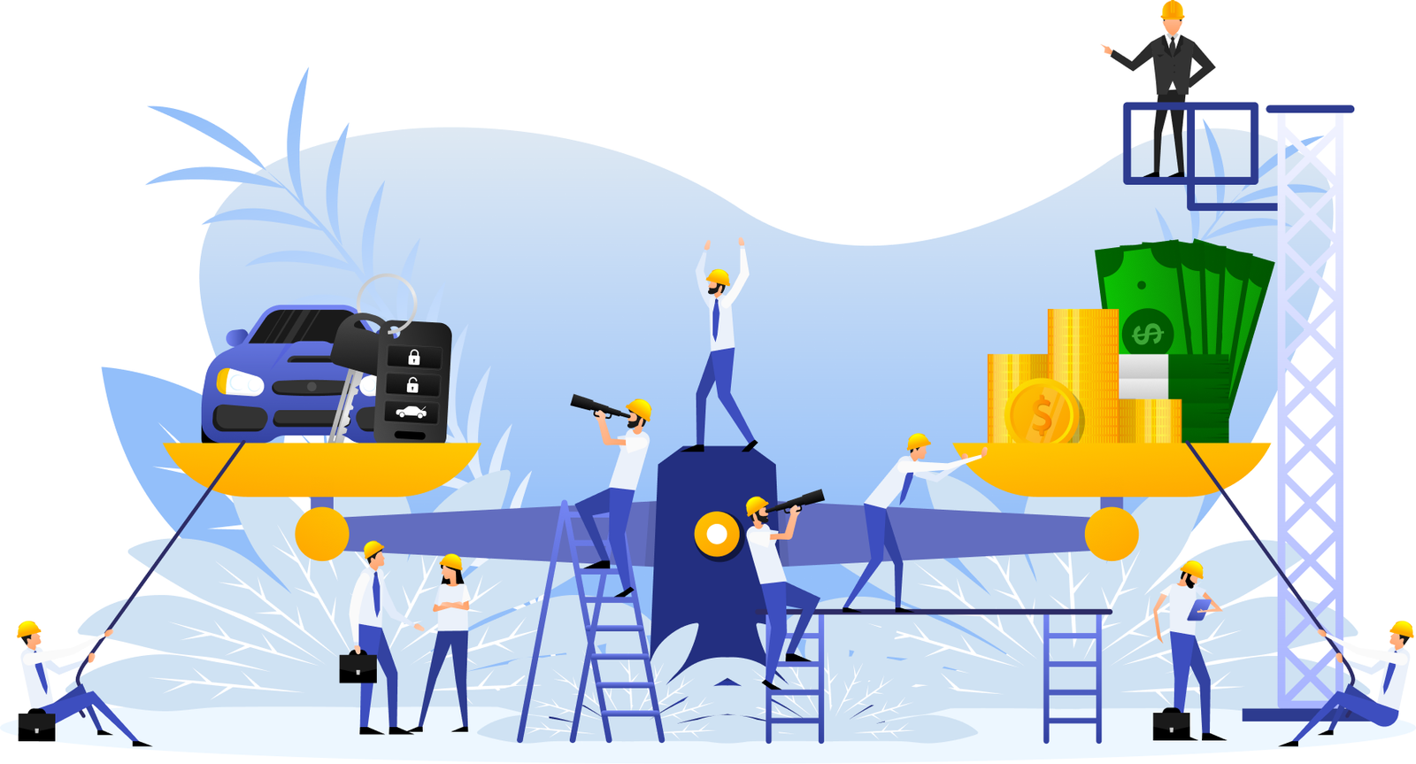 Hardware design and development illustration