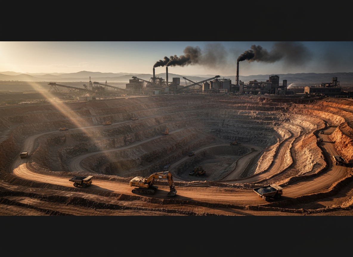 Exploitation minière et traitement industriel