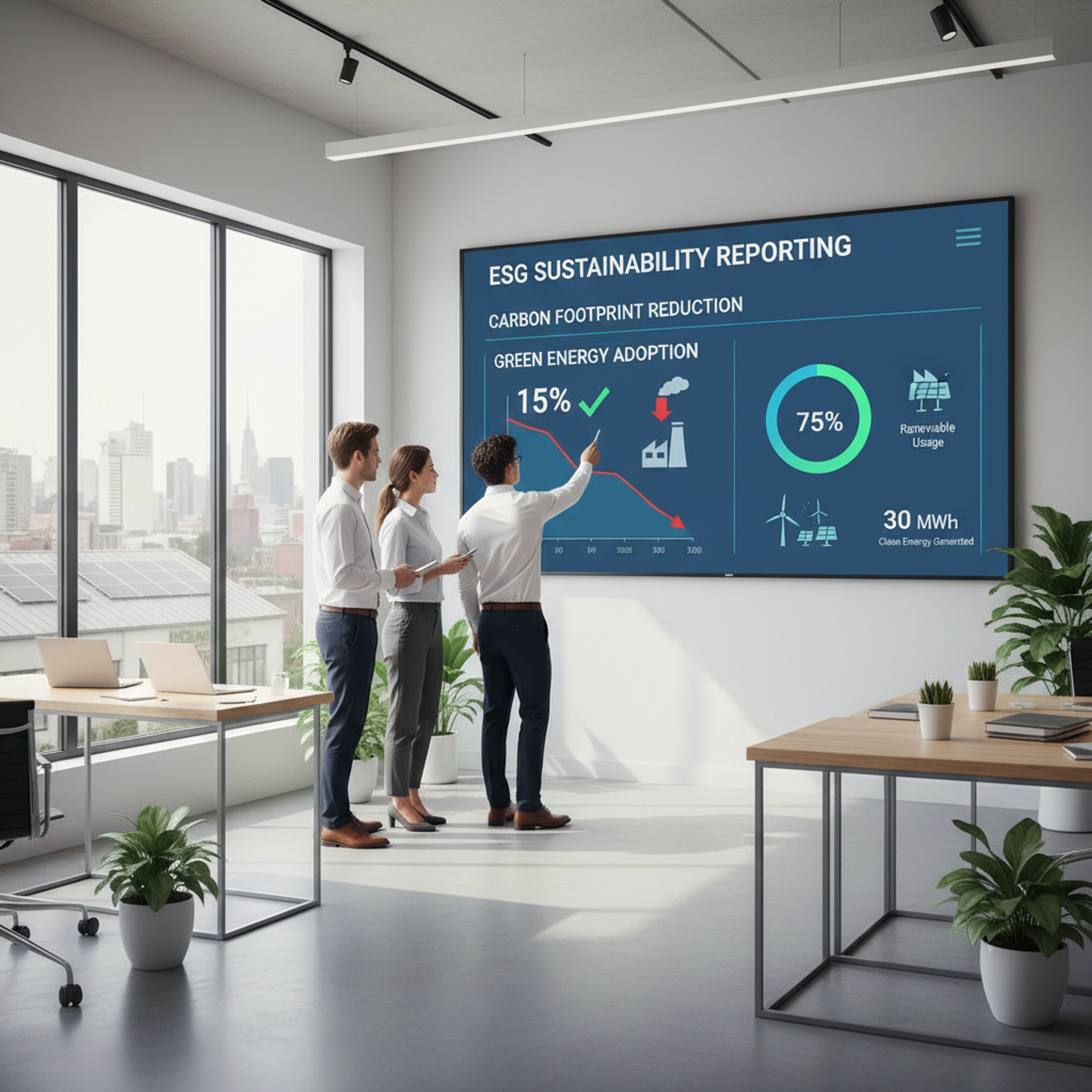 Soutien au reporting ESG et de durabilité