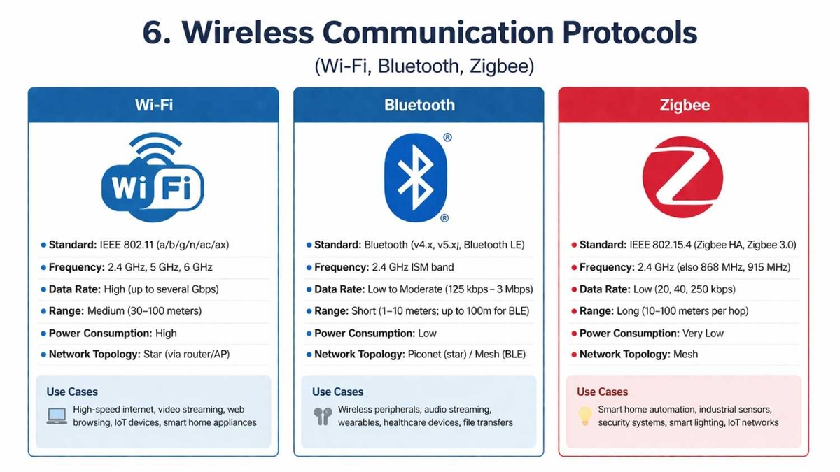 Wireless Communication Protocolss