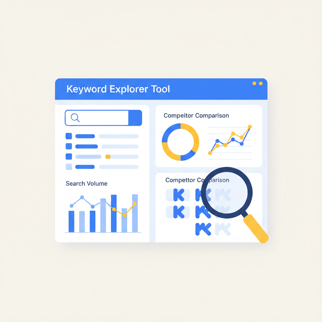 Recherche de mots-clés et analyse concurrentielle