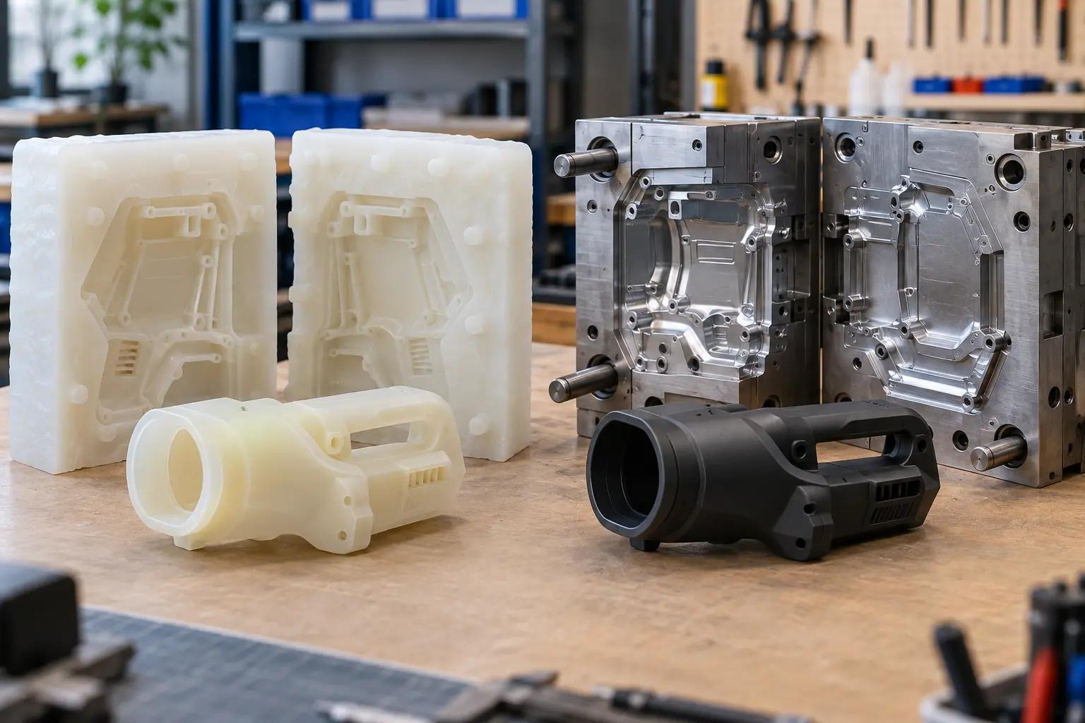 Vacuum Casting and Injection Molding