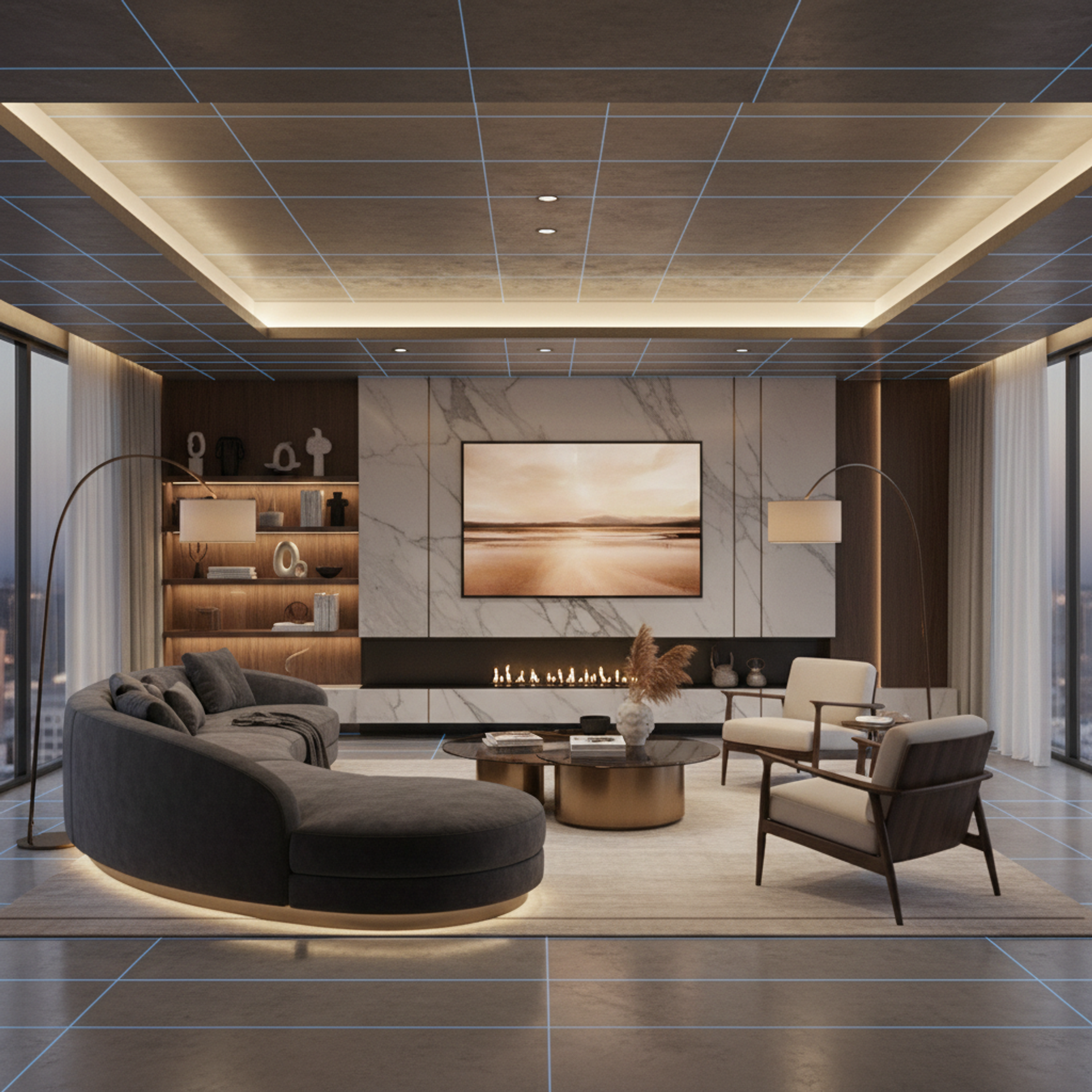Modélisation 3D d'intérieur et aménagement des espaces