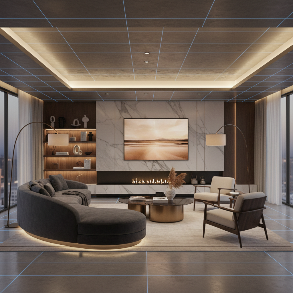 Modélisation 3D d'intérieur et aménagement des espaces