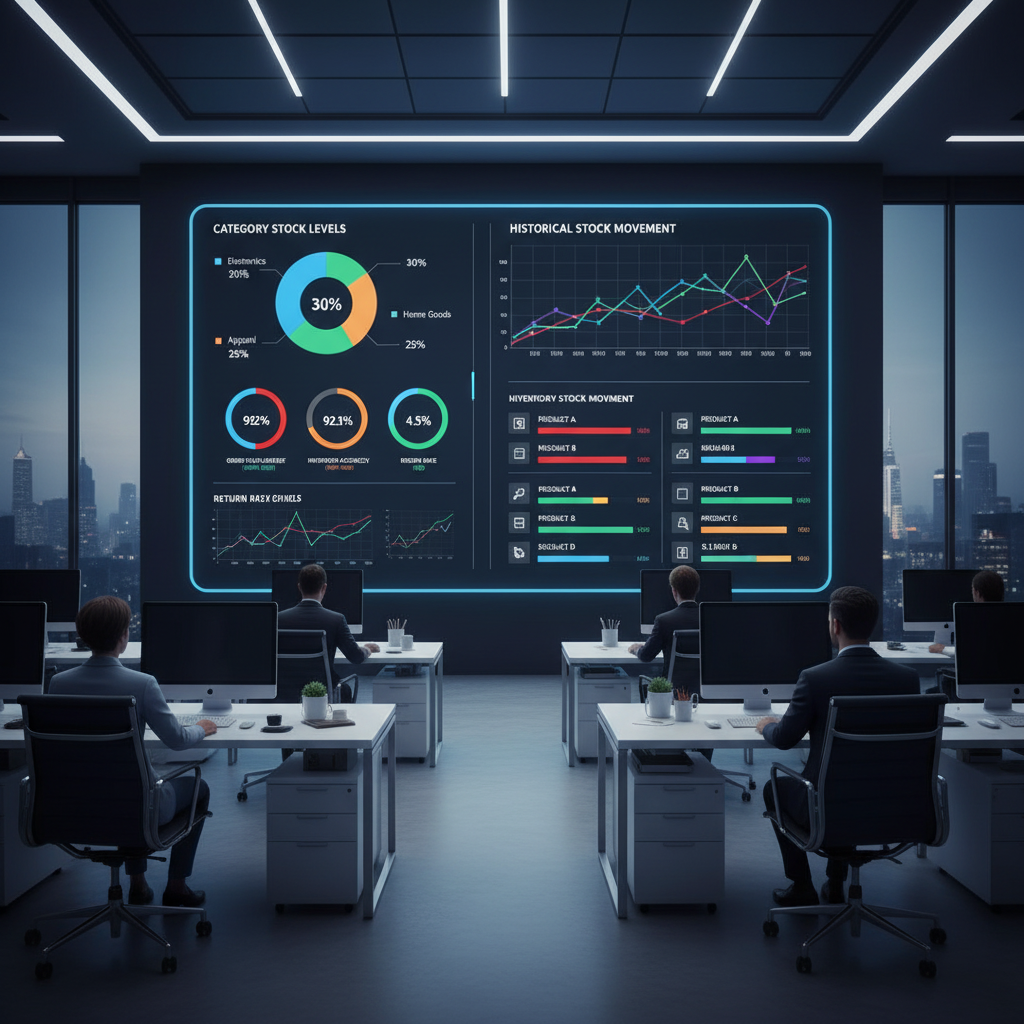 Tableaux de bord et analyses de stock