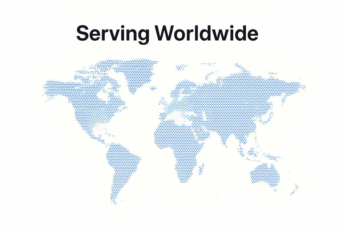 Global presence world map