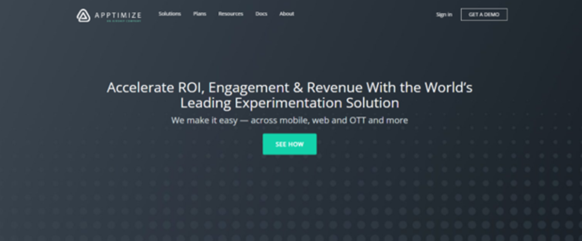 Apptimize testing tool
