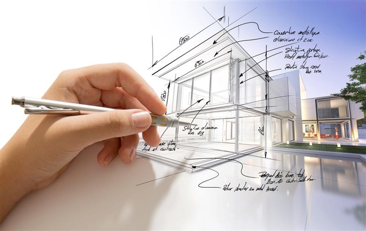 sketch building