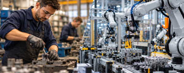 Industrial Automation vs. Manual Production