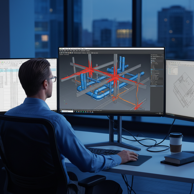 Détection et résolution de collisions BIM