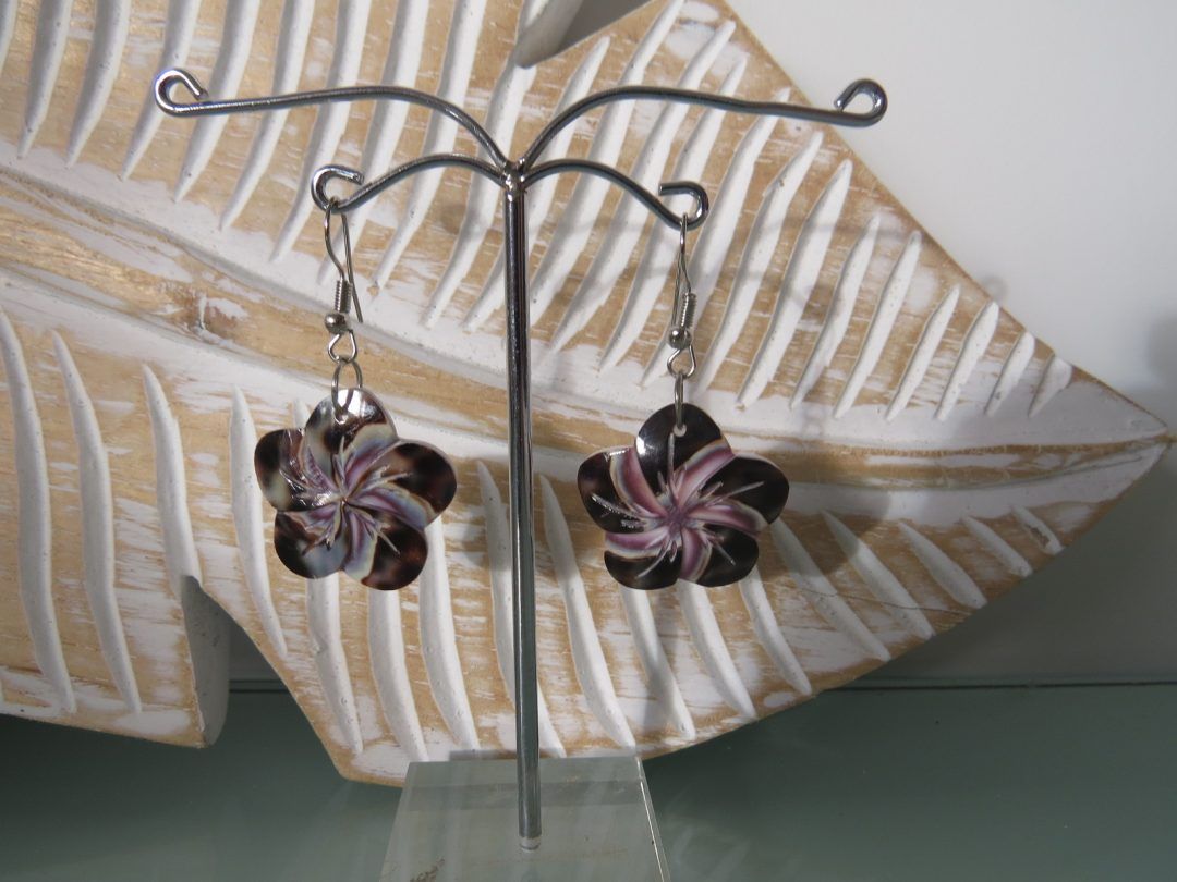Shell Flower Shape  Drop Earrings