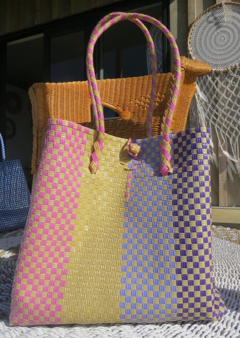 Durable Colourful Tote Bag - Fashionable and Practical