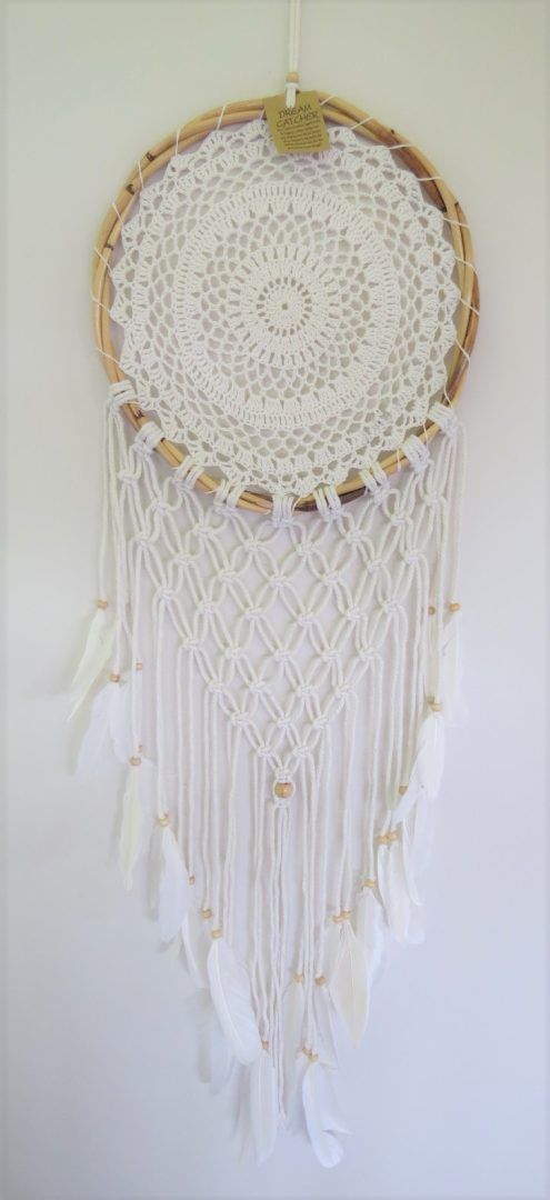 Twisted Cane Mandala Pattern Dream Catcher