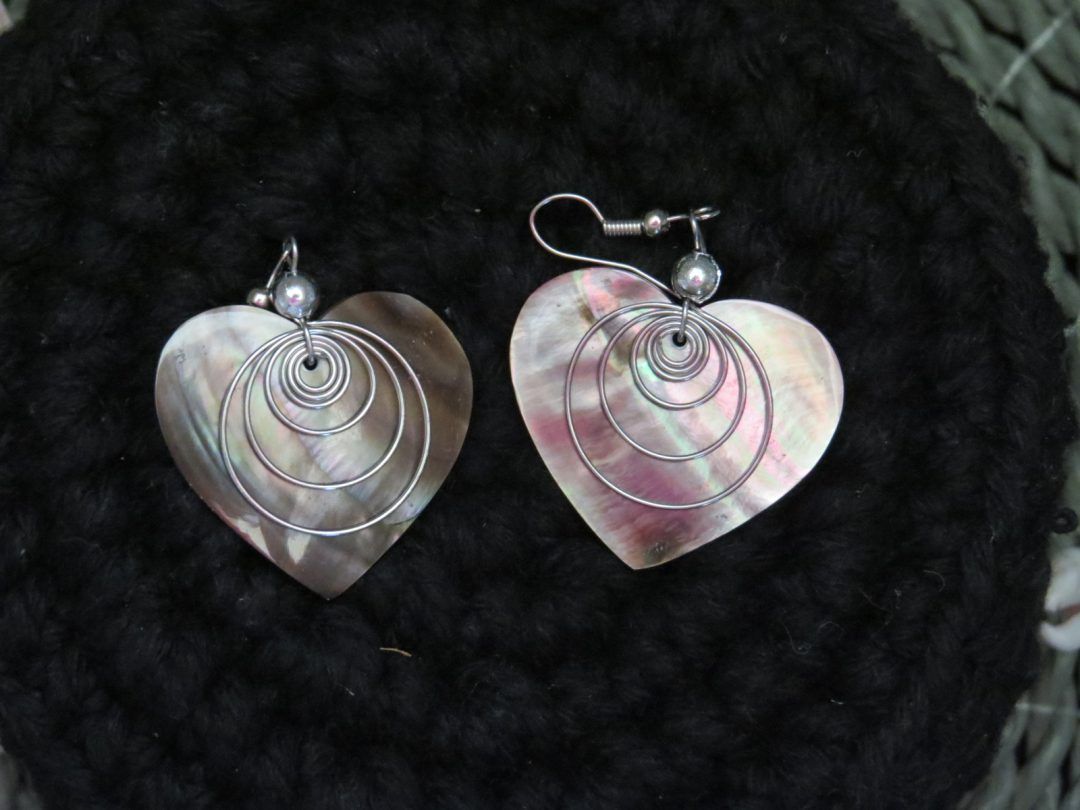Heart Shell Earrings #6