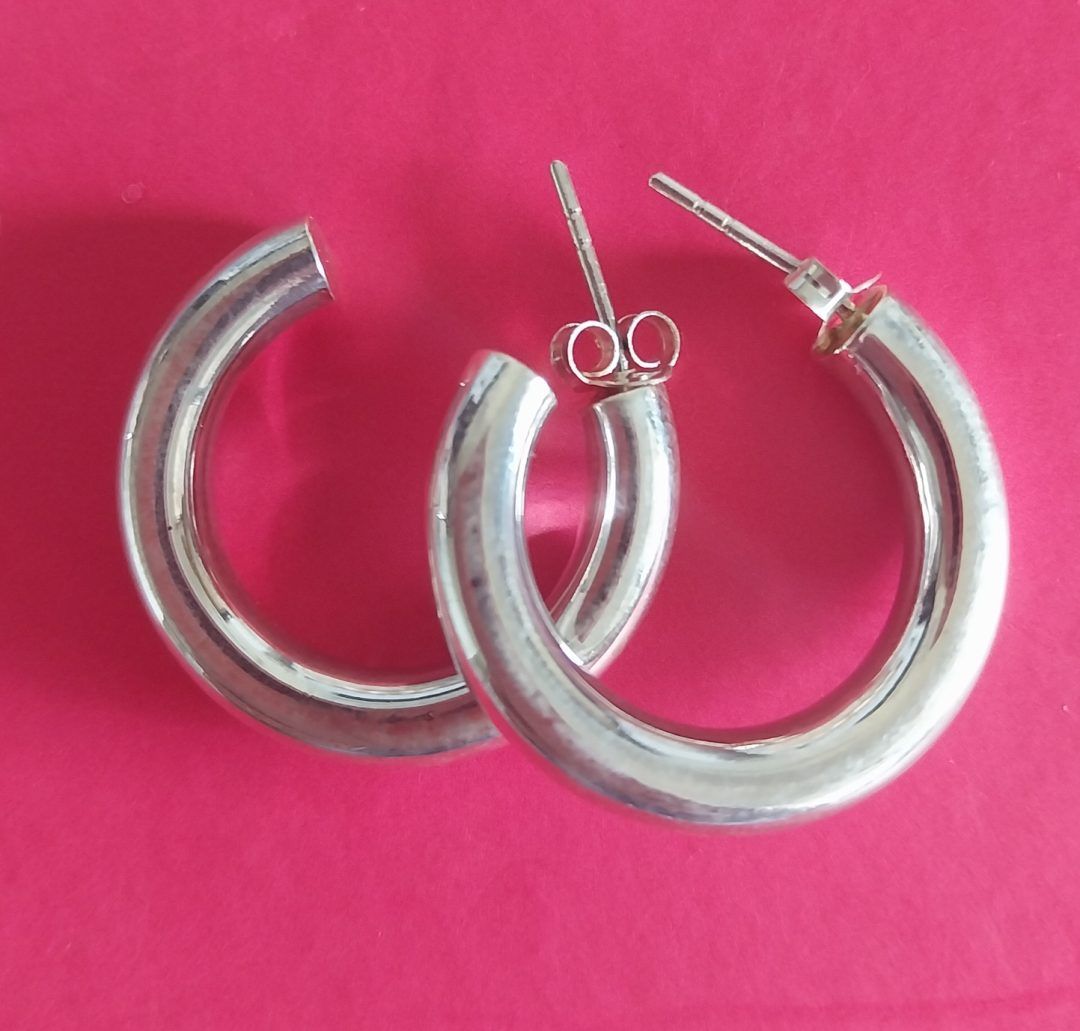 Silver Hoop Earrings