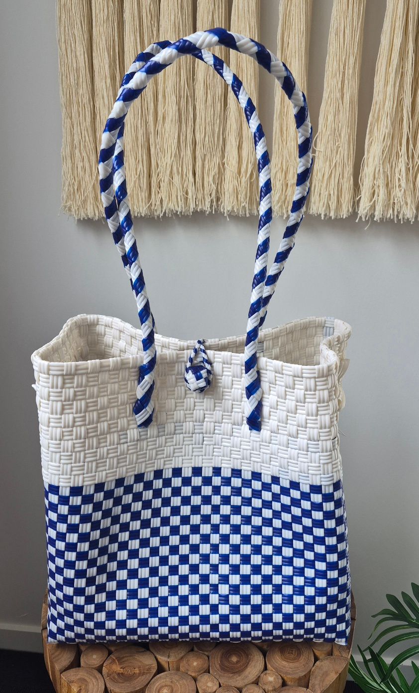 Blue Sky Recycled Plastic Tote Bag