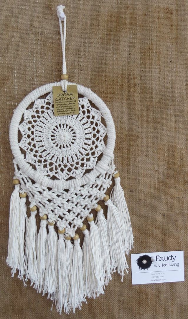 Cream Dreamcatcher Round