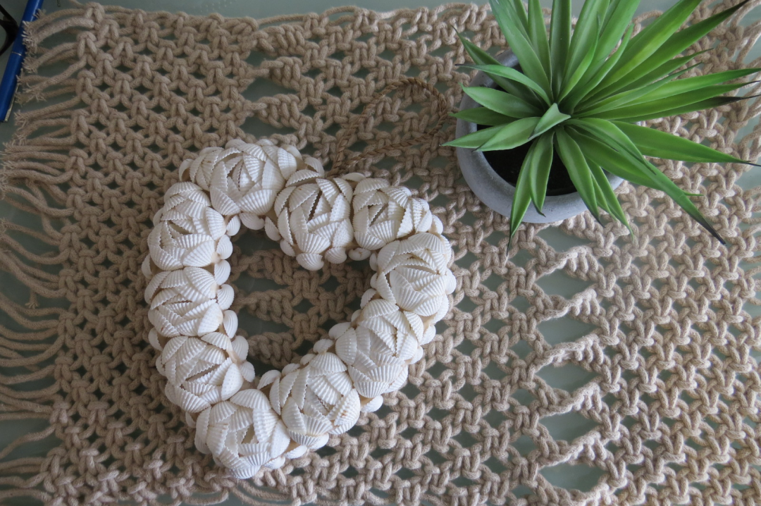 Seashell Heart Wall Art - Small