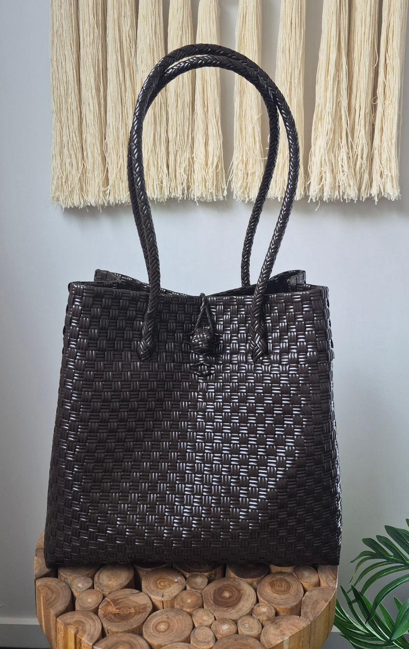 Cocoa Recycled Plastic Tote Bag 