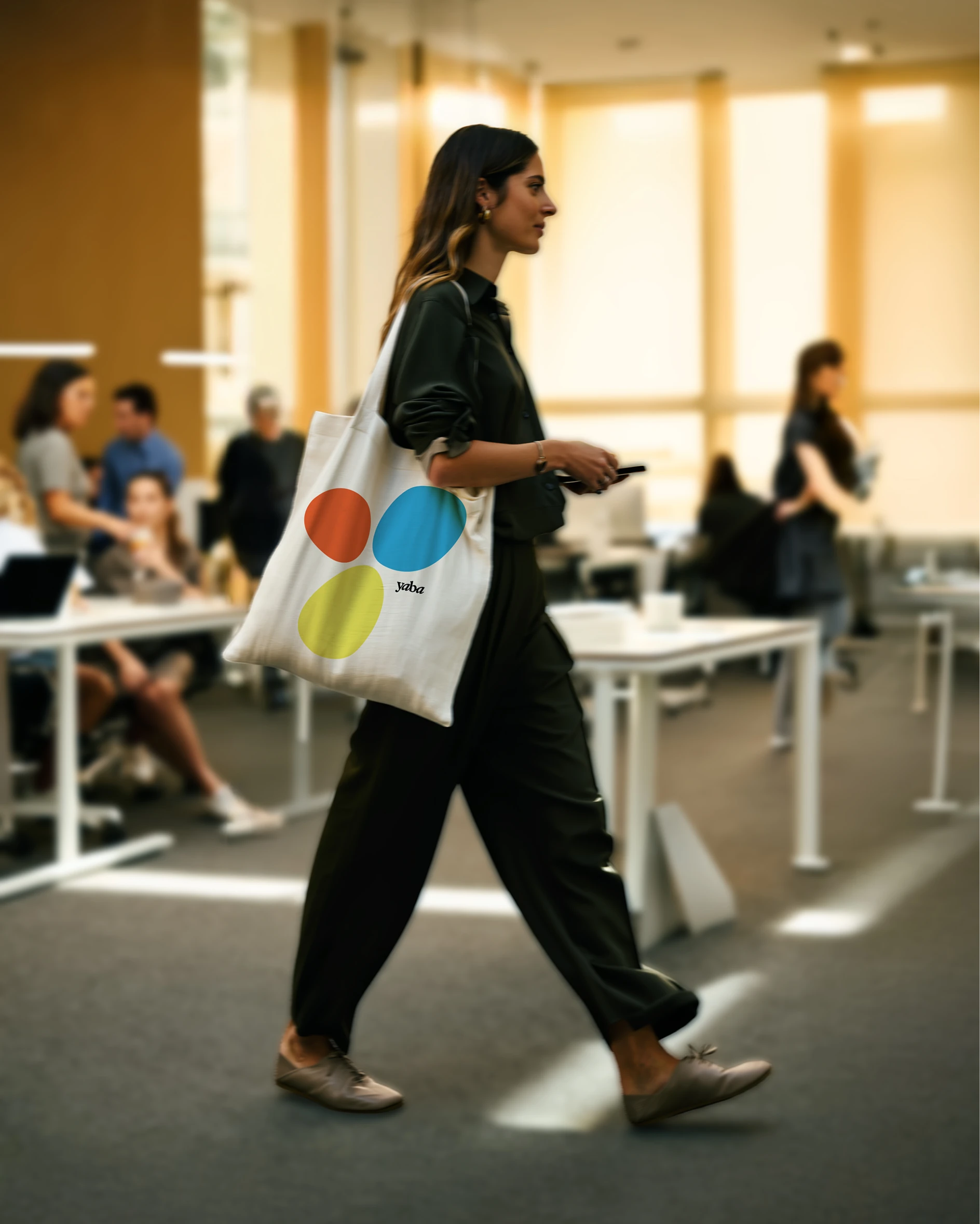 Yaba — tote bag & logo 1