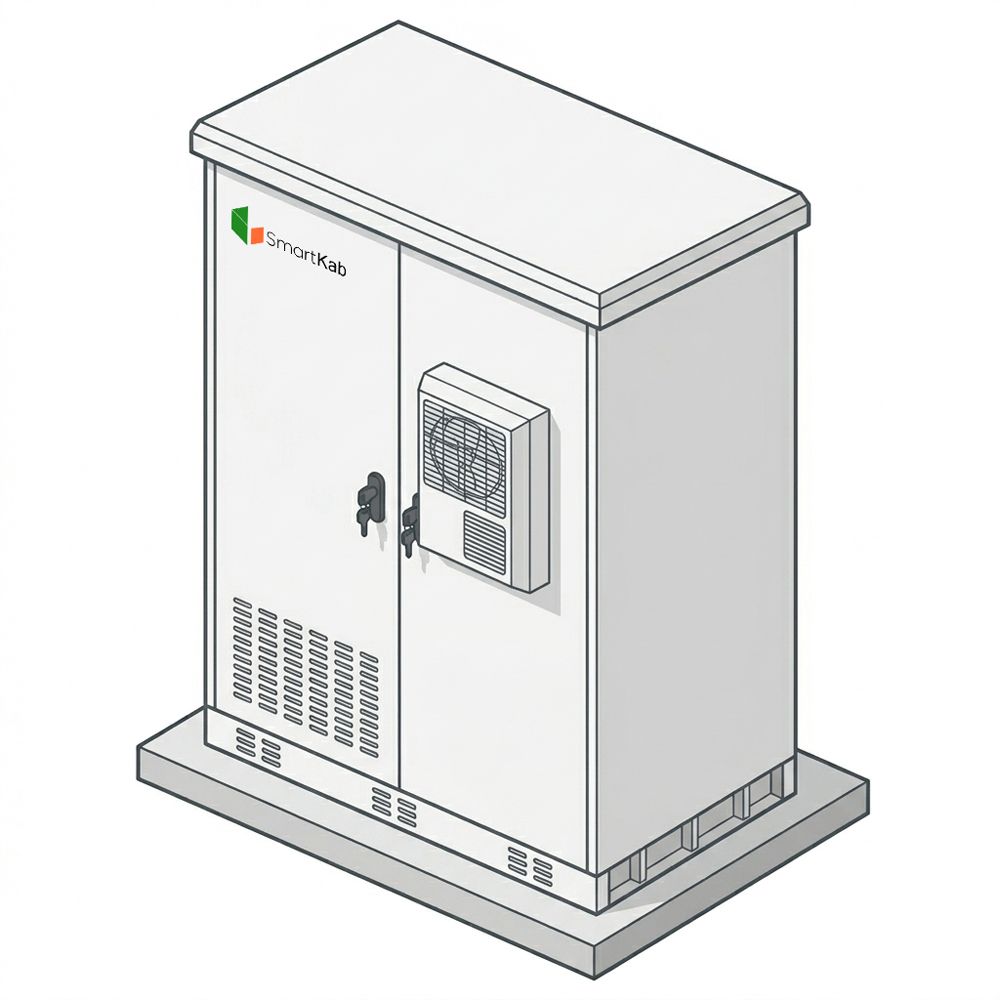 Outdoor cabinet energy storage system