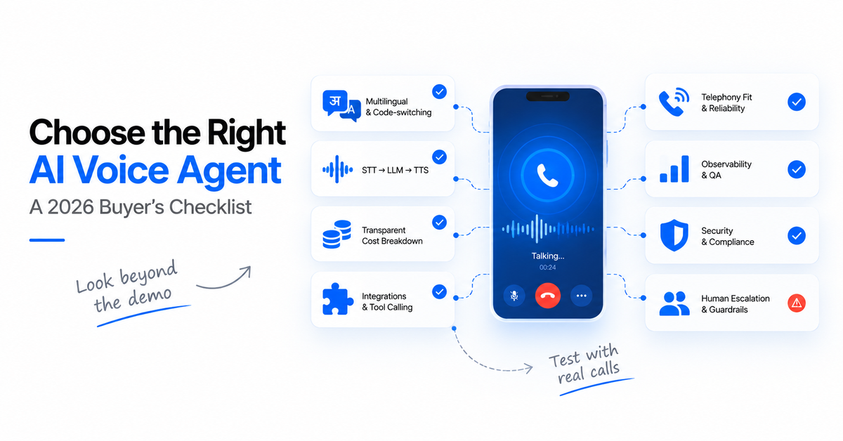 What to look for when choosing an AI voice agent in 2026