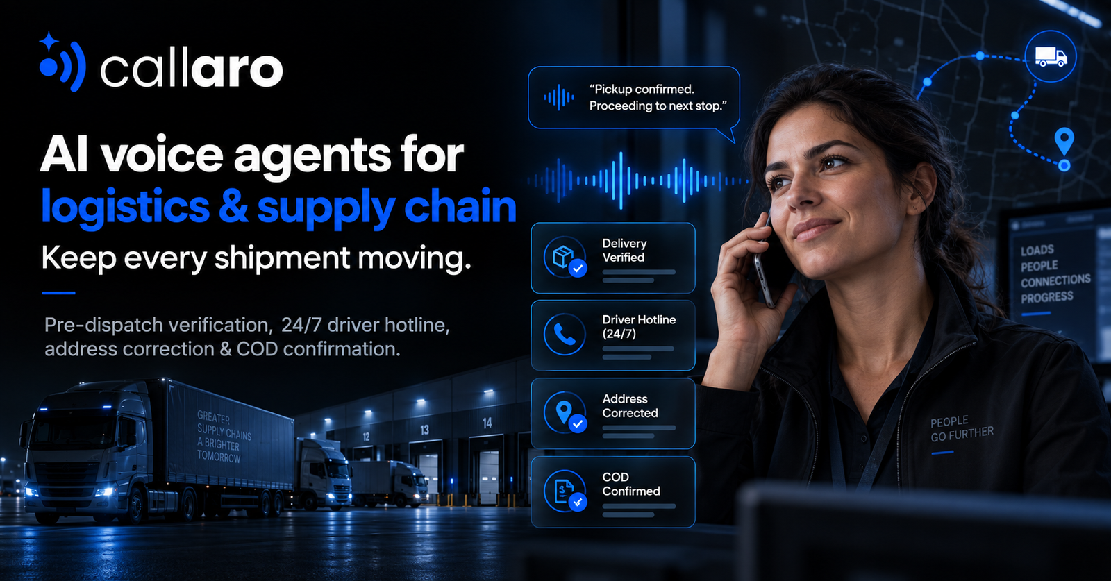 AI voice agents for logistics & supply chain: keep every shipment moving