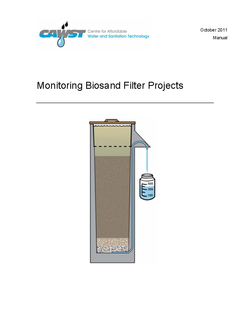 Monitoring Biosand Filter Projects Manual WASH Resources