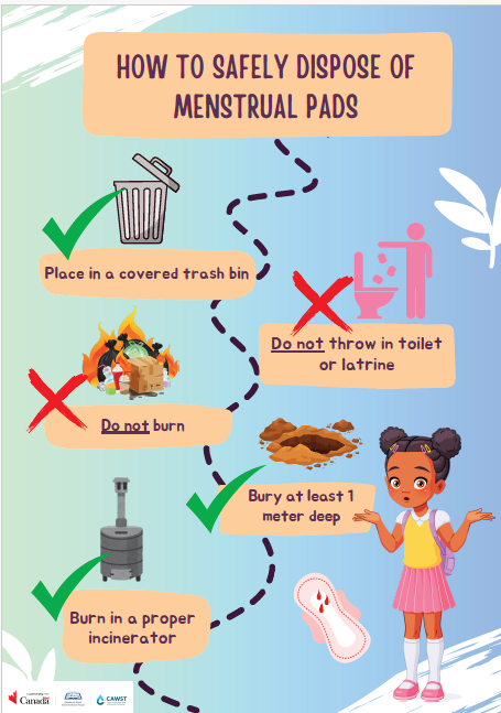 Safe Disposal of Menstrual Pads | WASH Resources