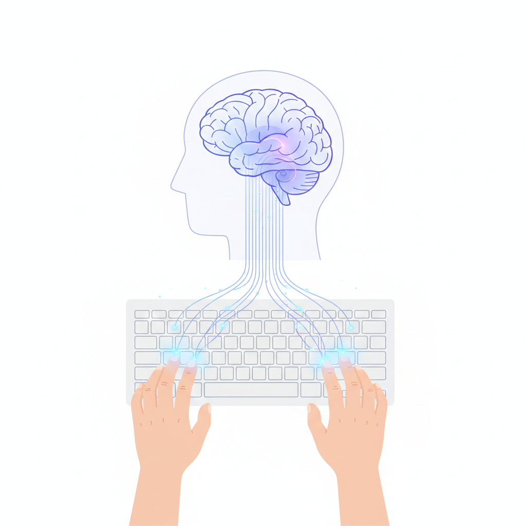How Your Brain and Fingers Work Together