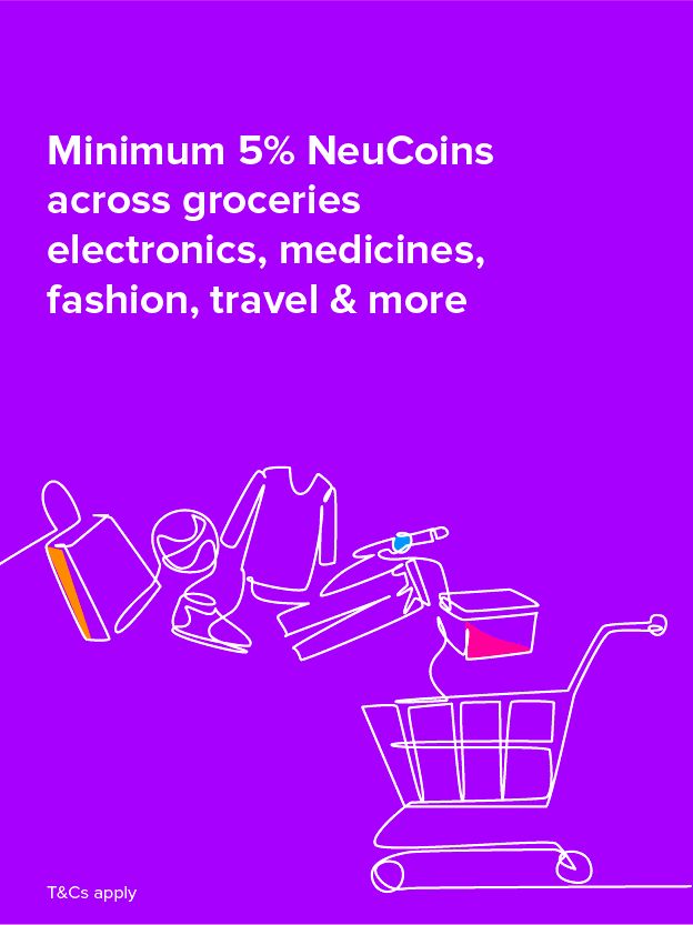 Earn Minimum 5% NeuCoins | Tata Neu
