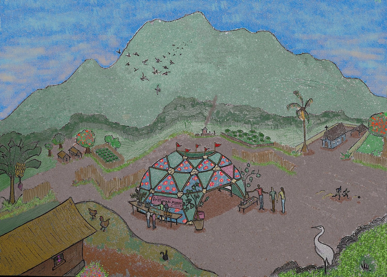 Illustration of Existances concept